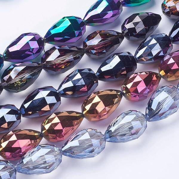 Electroplate Glass Beads Strands