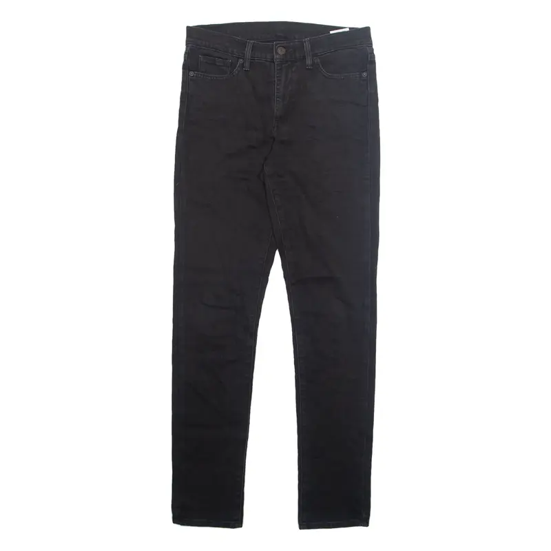 LEVI'S Womens Jeans Black Slim Skinny W29 L32