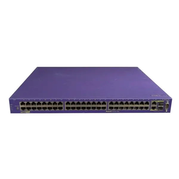 15107 Extreme Networks 48 x RJ-45 Ports PoE 10/100Base-TX + 2 x RJ-45 GE Ports + 2 x SFP Layer 3 Managed Rack-mountable Fast ...