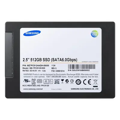 MZ7PC512HAGH-00000 Samsung PM830 Series 512GB MLC SATA 6GB/s AES-256 2.5-Inch Internal Solid State Drive