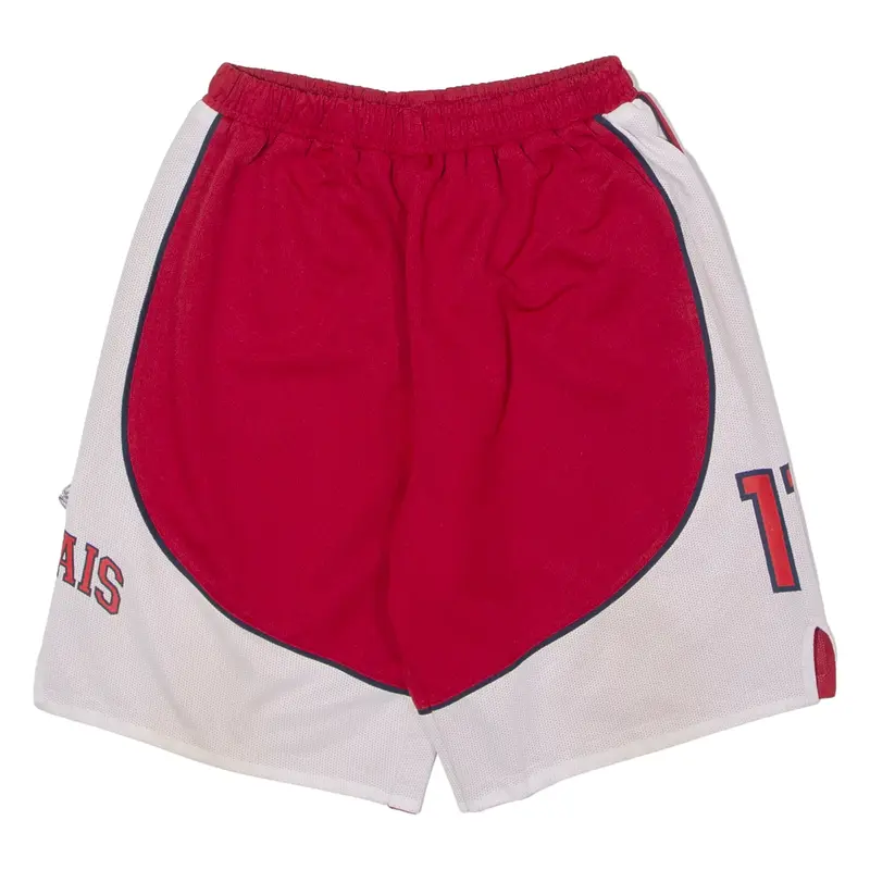 CHAMPION Valais Basketball #11 Boys Sports Shorts Red Colourblock 16Y W26