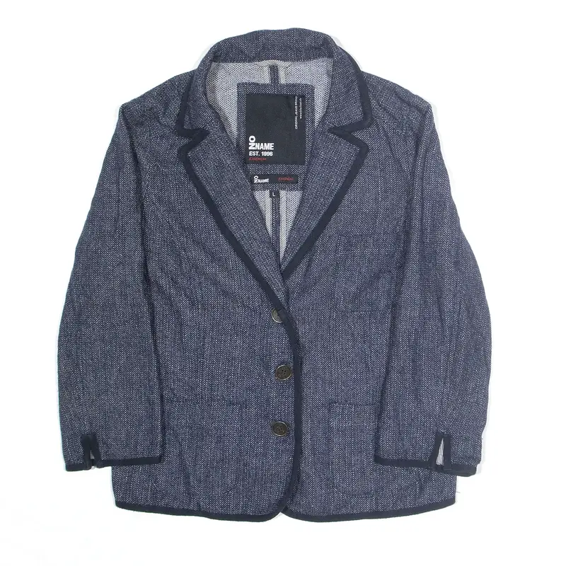 NO NAME Wool Blend Blazer Jacket Blue Girls L