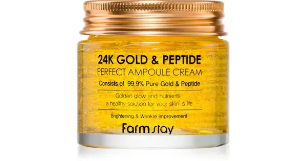 Farmstay 24K Gold & Peptide Perfect Ampoule anti-aging moisturizing cream 80 ml