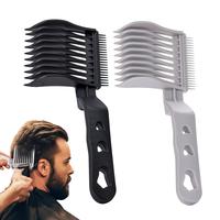 2 Pack Fade Comb for Men, Hair Fade Tool Blending Combs for Fades Suit for Home Salon, Barber Accessories, Haircare, Smooth