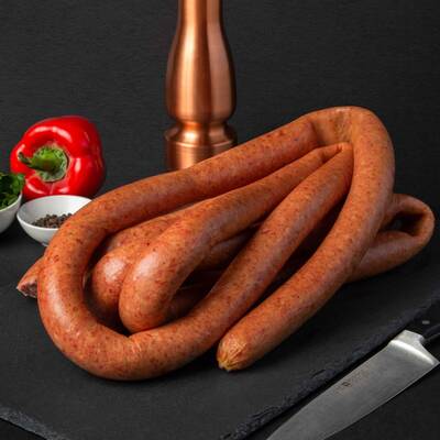BlackboxMeats Smoked Rope Kielbasa Sausages, 1lb Pack  Kielbasa is the Polish word for sausage. This sausage is known for i...
