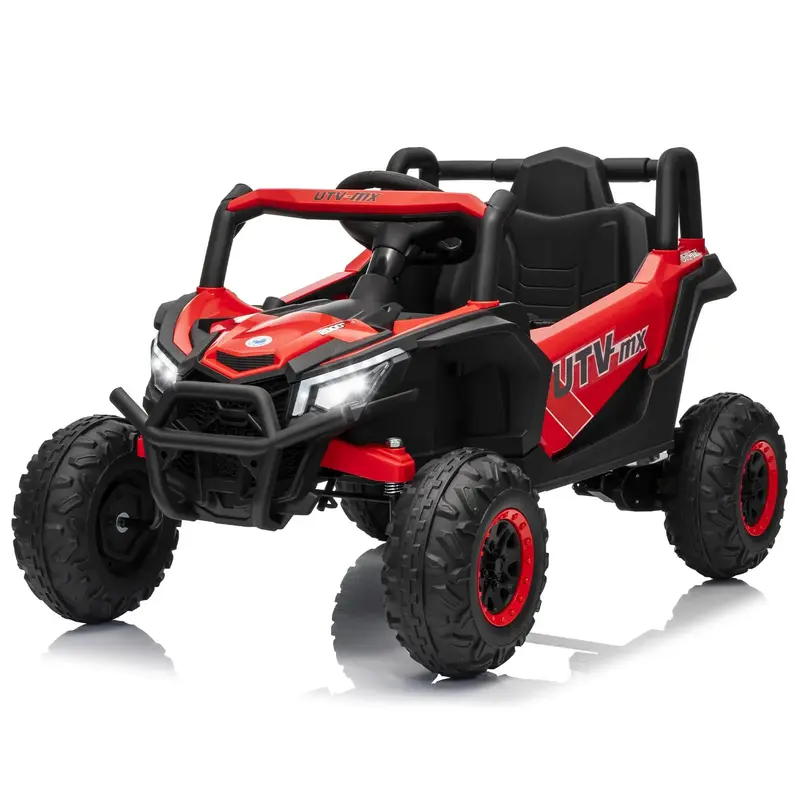Garvee Ride - P Series: 12V UTV Buggy Electric Ride-on Car for Kids with 4WD/2WD Switch, 4 Shock Absorbers, EVA Tires, Lockab...