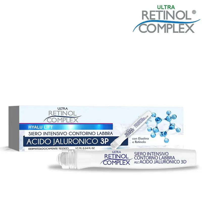 Retinol Complex Siero Intensivo Labbra Acido Jaluronico 10 Ml