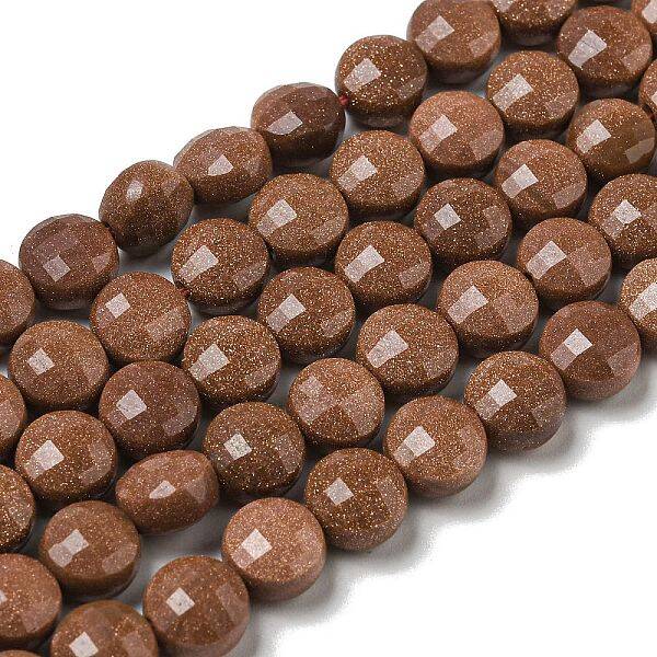 Synthetic Goldstone Beads Strands