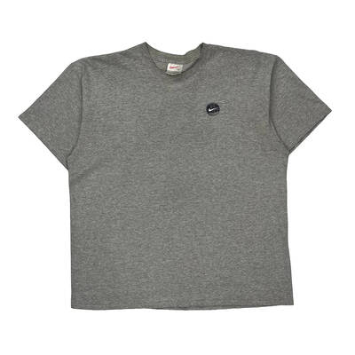 Air Nike Graphic T-Shirt - XL Grey Cotton