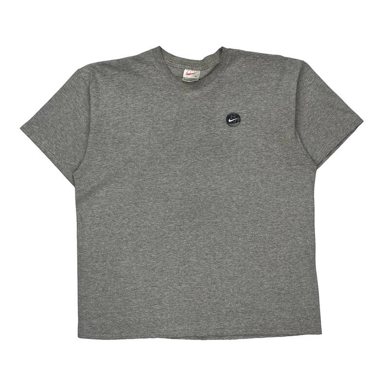 Air Nike Graphic T-Shirt - XL Grey Cotton