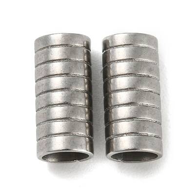 Non-Tarnish 201 Stainless Steel Tube Beads