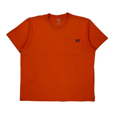 Dickies T-Shirt - 2XL Orange Cotton
