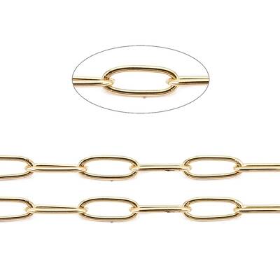 Ion Plating(IP) 304 Stainless Steel Paperclip Chains