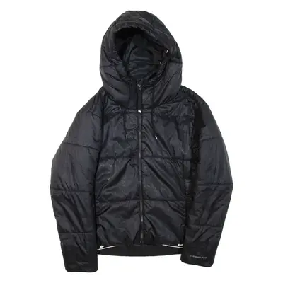 NIKE Therma-fit Mens Puffer Jacket Black Hooded S