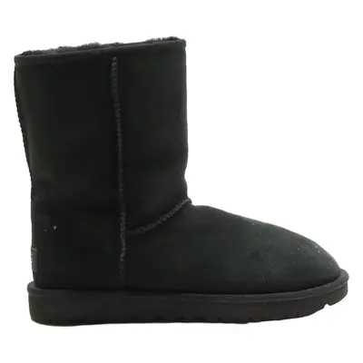 UGG Ankle Boots Black Synthetic Womens UK 6