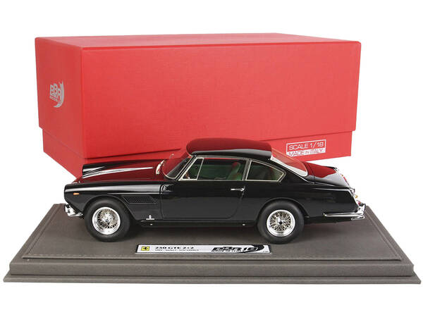 1961 Ferrari GTE 2+2 Serie I S/N 2999GT Black with Green Interior with DISPLAY CASE Limited Edition to 68 Pieces Worldwide 1/...