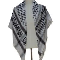 Ahla Shabab White Tassel Original Palestinian Hatta/Kuffiyeh