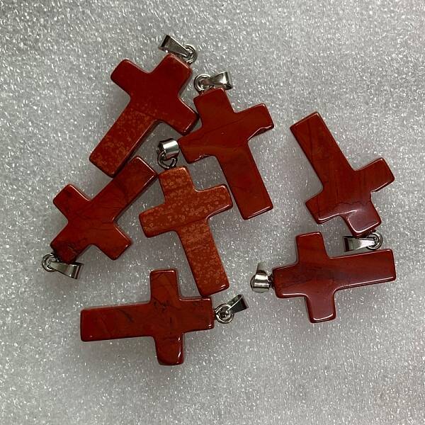 Natural Red Jasper Pendants