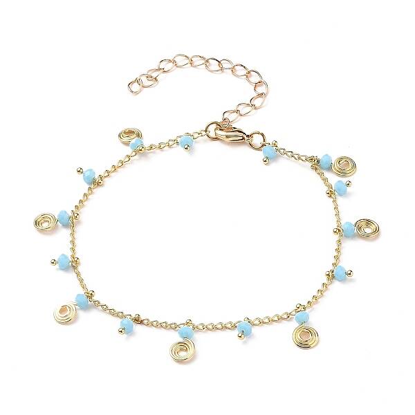 Brass Vortex Charm Bracelets