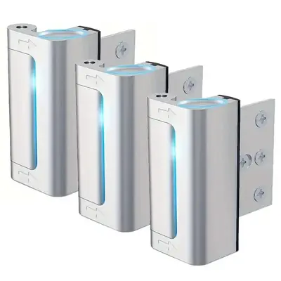 Aluminum Alloy Door Lock, Door Reinforcement Lock, Easy to Install Home Door Lock, Anti-theft Design Door Lock, Door Hardwar...