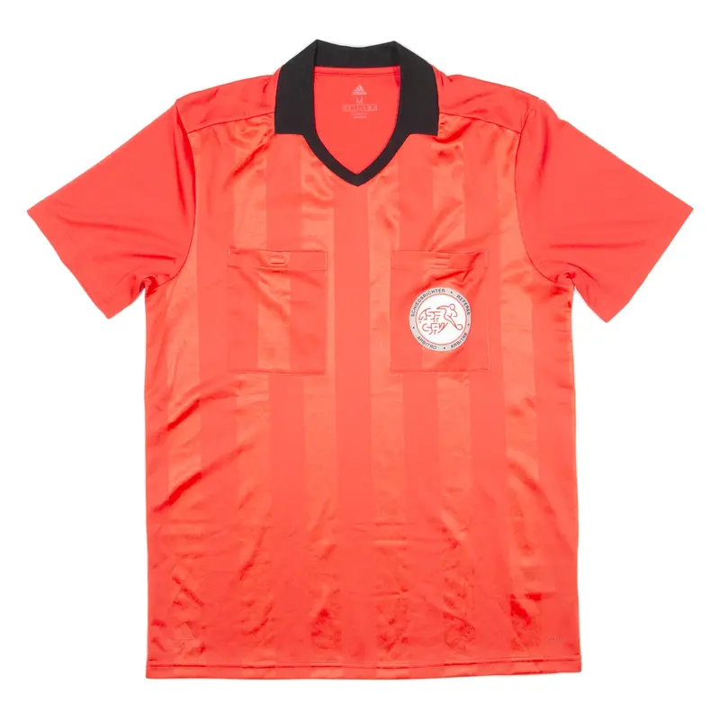 ADIDAS Referee Mens Football Shirt Jersey Pink V-Neck M