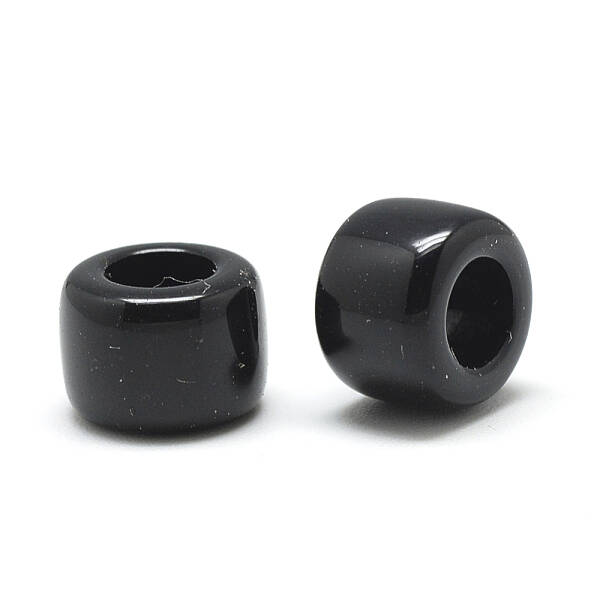 Opaque Acrylic European Beads