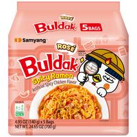 Samyang Buldak Rose Ramen 5-pack Instant Food