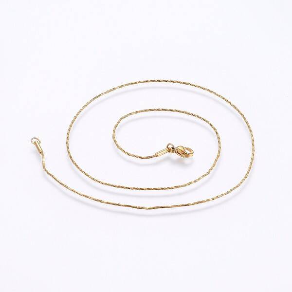 304 Stainless Steel Snake Chain Necklaces