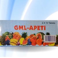 GLM-Apeti Multivitamin Tablets Edible Supplement Appetite, Dietary, and Beauty Use -, Collagen, Optimum, Fitness