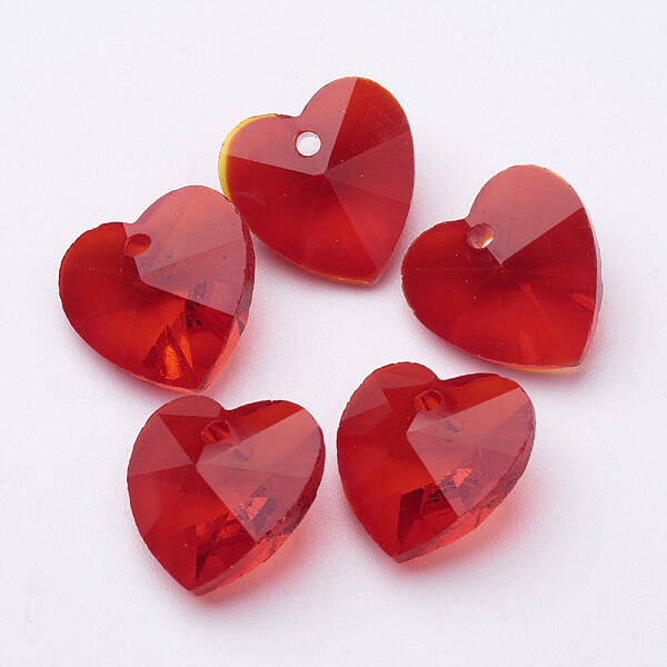 Valentine's Day Handmade Glass Pendants