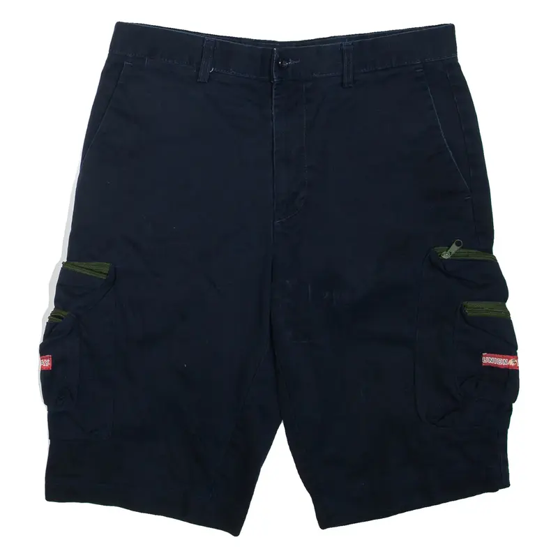DOCKERS Mens Cargo Shorts Blue M W33