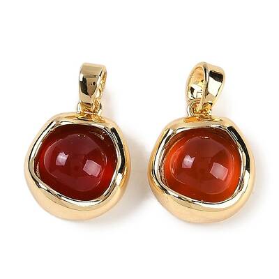 Natural Carnelian(Dyed & Heated) Charms
