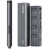 Fanttik E1 MAX 3.7V Mini Electric Screwdriver 50-in-1 Magnetic Bits 5/32''Hex Magnetic Storage, Repair Tool Set for Phone Cam...