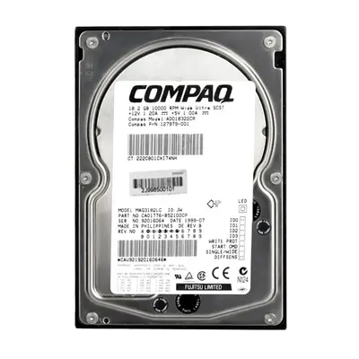 127979-001 HP 18.2GB Ultra-160 SCSI 10000 3.5-inch Hard Drive