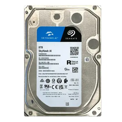 ST8000VE001 Seagate SkyHawk AI 8TB 7200RPM SATA 6Gb/s 256MB Cache 3.5-Inch Hard Drive