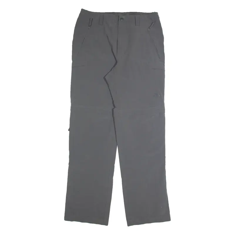THE NORTH FACE Outdoor Mens Trousers Grey Regular Straight Nylon W32 L32