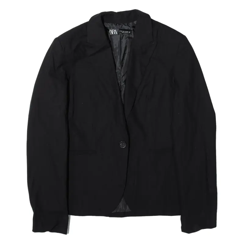 ZARA Blazer Jacket Black Womens S