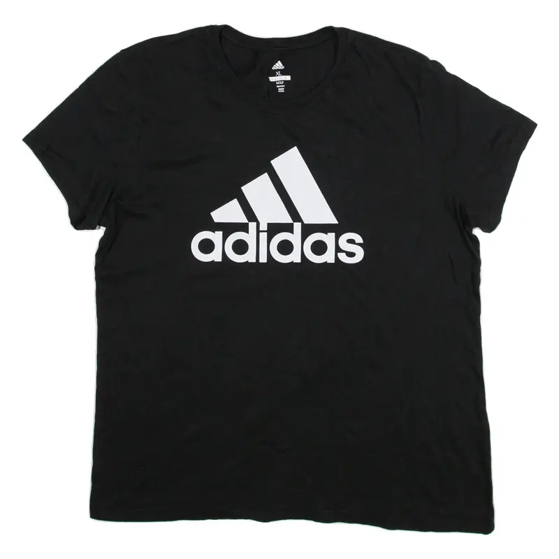 ADIDAS Mens T-Shirt Black XL