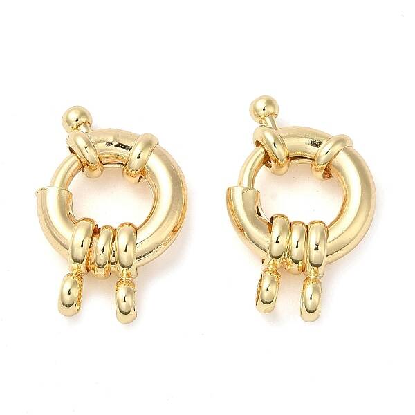 Brass Spring Ring Clasps