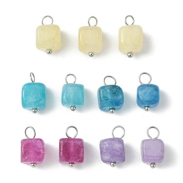 20Pcs Natural Dolomite Charms