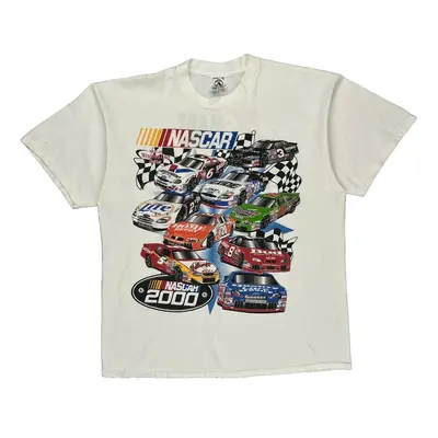 Delta Nascar T-Shirt - XL White Cotton