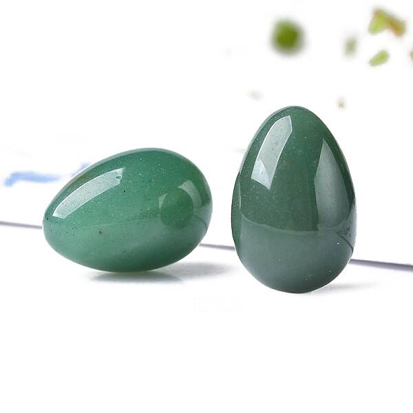 Natural Green Aventurine Egg Display Decorations
