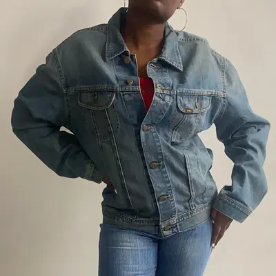Lee Denim Jacket - XL Blue Cotton