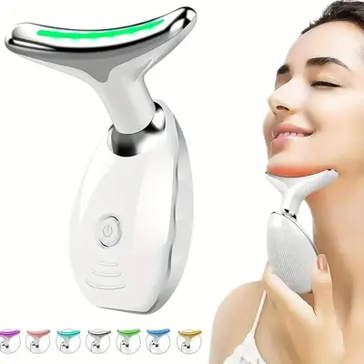 Beauty Gifts, Neck & Face Skin Lifting & Firming Skincare Massager, 1 Count Portable Electric Facial Massage Tool, Facial Mas...