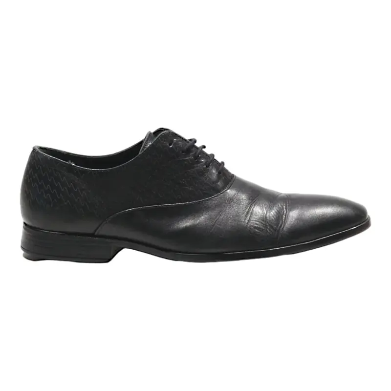 KENZO Oxford Shoes Black Leather Mens UK 6