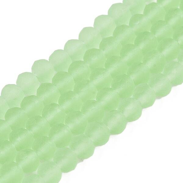 Transparent Glass Beads Strands