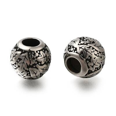 304 Stainless Steel European Beads
