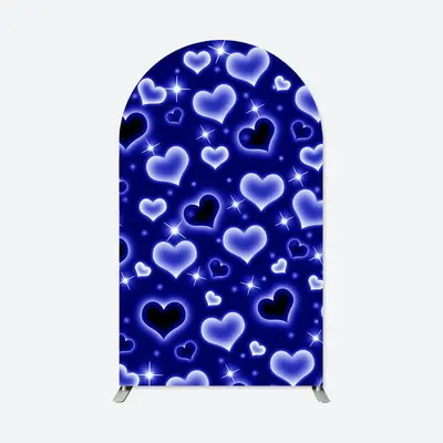 Aperturee Sparkle Blue Hearts Arch Backdrop For Birthday Party | Wedding Arch Backdrop | Chiara Wall Backdrop Diy | Chiara Ar...