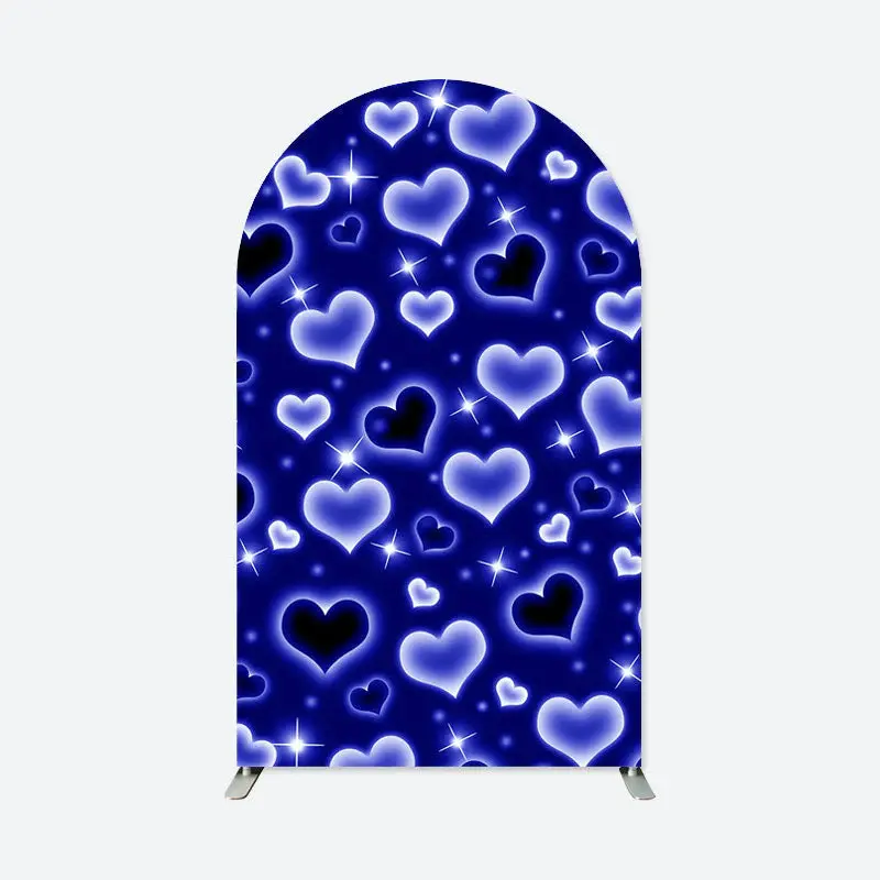 Aperturee Sparkle Blue Hearts Arch Backdrop For Birthday Party | Wedding Arch Backdrop | Chiara Wall Backdrop Diy | Chiara Ar...