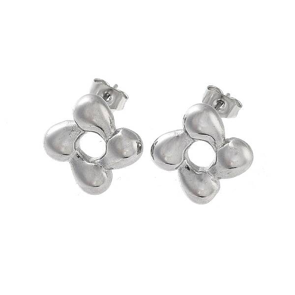 Non-Tarnish 304 Stainless Steel Stud Earrings for Women